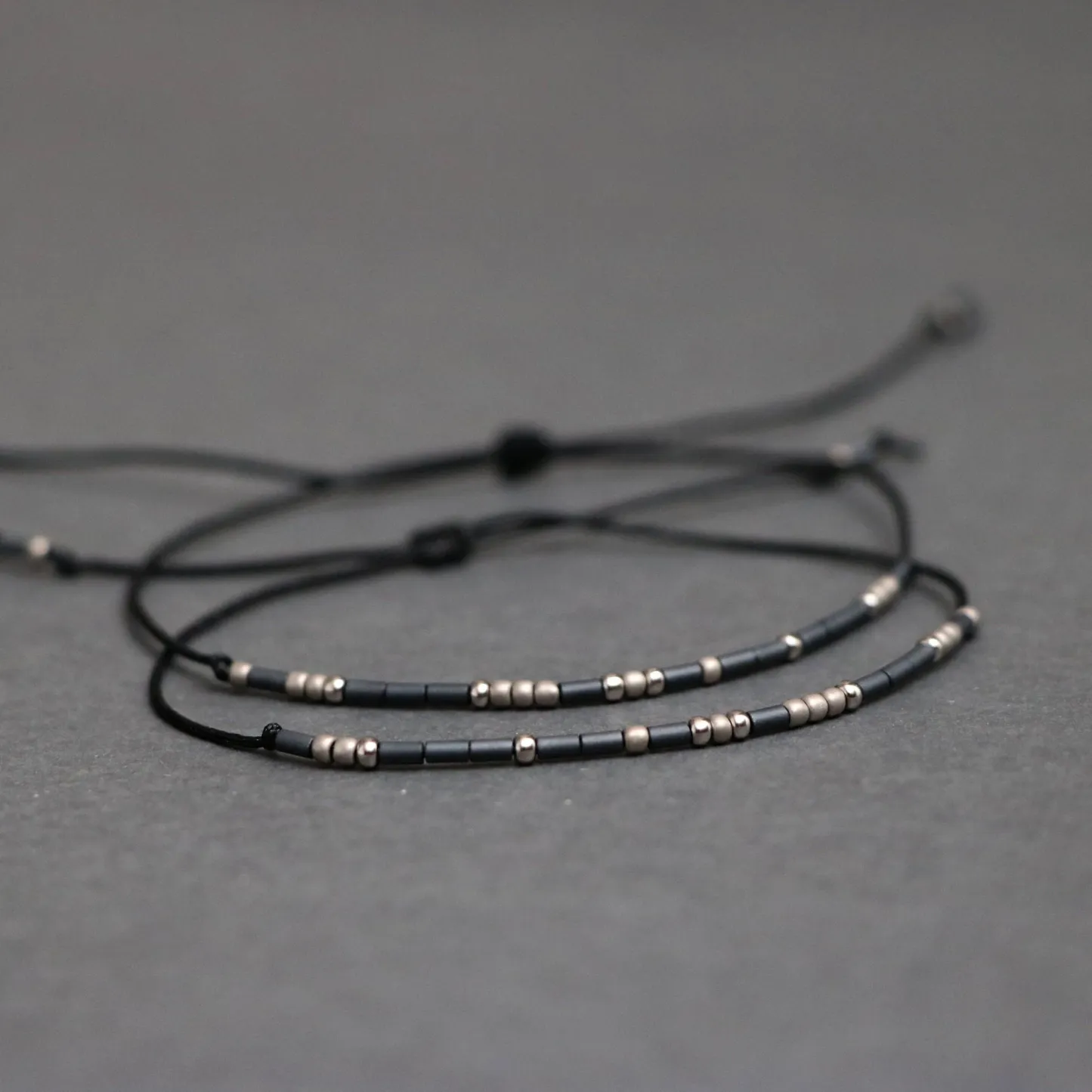 Custom Morse Code Couples Bracelet Set Personalized Secret Message Bracelet Set Hidden Message Jewelry for Him and Her