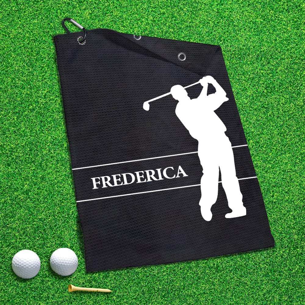 Printed Golf Towel Custom Golf Towel Sports Towel Gifts for Golf Lovers - GiftLab