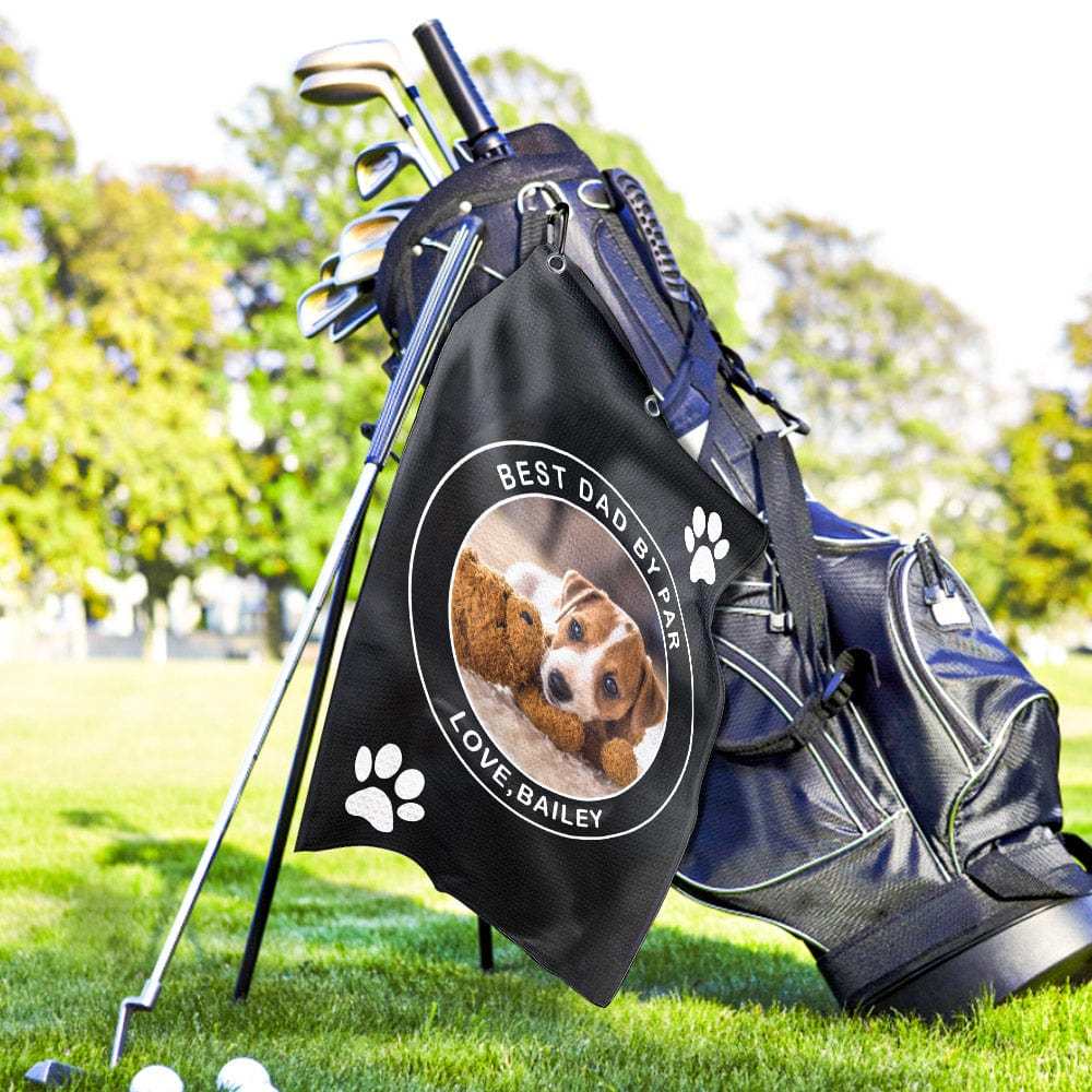 Printed Golf Towel Custom Golf Towel Sports Towel Gifts for Golf Lovers - GiftLab