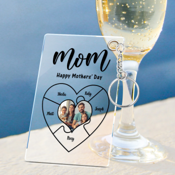 Engraved Name Plaque For Mother??s Day Custom Photo Keychain Best NightLight Gift For Mom