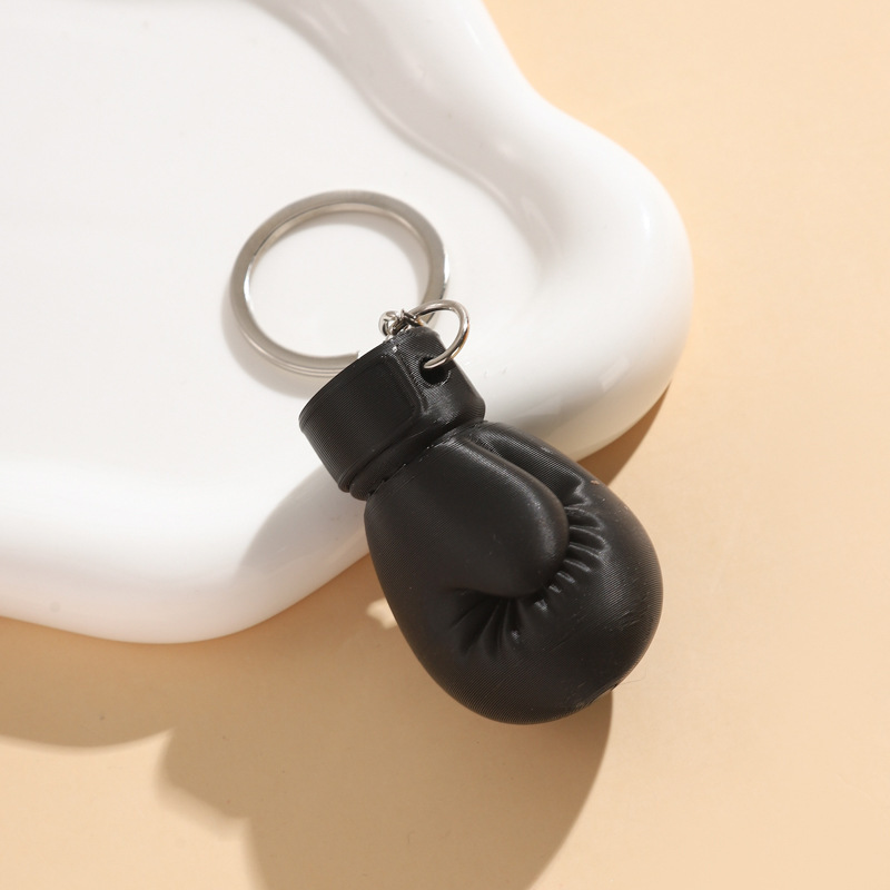 3D Printed Boxing Glove Keychain Mini 3D Printed Boxing Glove Keychain Combat Sports Keyring Gift for Boxers