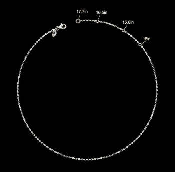 Silver Engraved Coordinate Bar Necklace