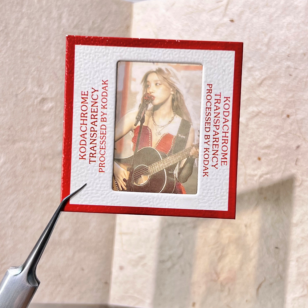Custom Kodak Film Slide Keychain Personalized Translucent Photo Charm Romantic Gifts for Her