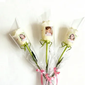 Beautiful Custom Photo Rose Custom Text Rose The Best Gift For Couples - namenecklace