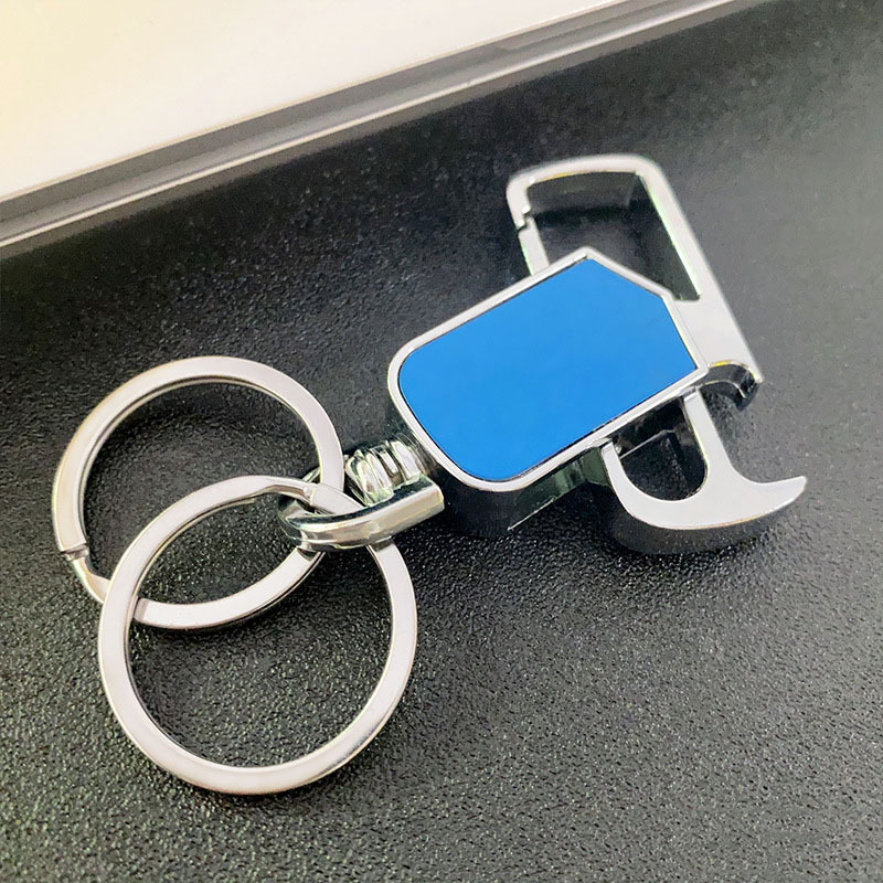 Father's Day Gifts Customizable Multi-Tool Keychain Personalized 3-in-1 Keychain Custom Engraving Spinner Keychain with Bottle Opener