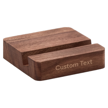 Custom Text Wooden Base