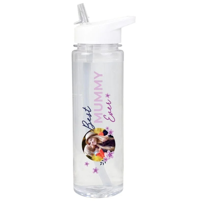 Personalized Best Ever Photo Upload Water Bottle Custom Photo Best Ever Water Bottle Mother's Day Gifts