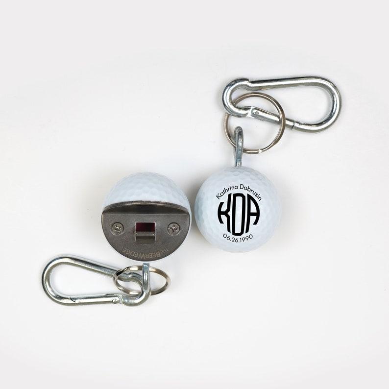 Monogram Personalized Golf Gift Custom Golf Bottle Opener