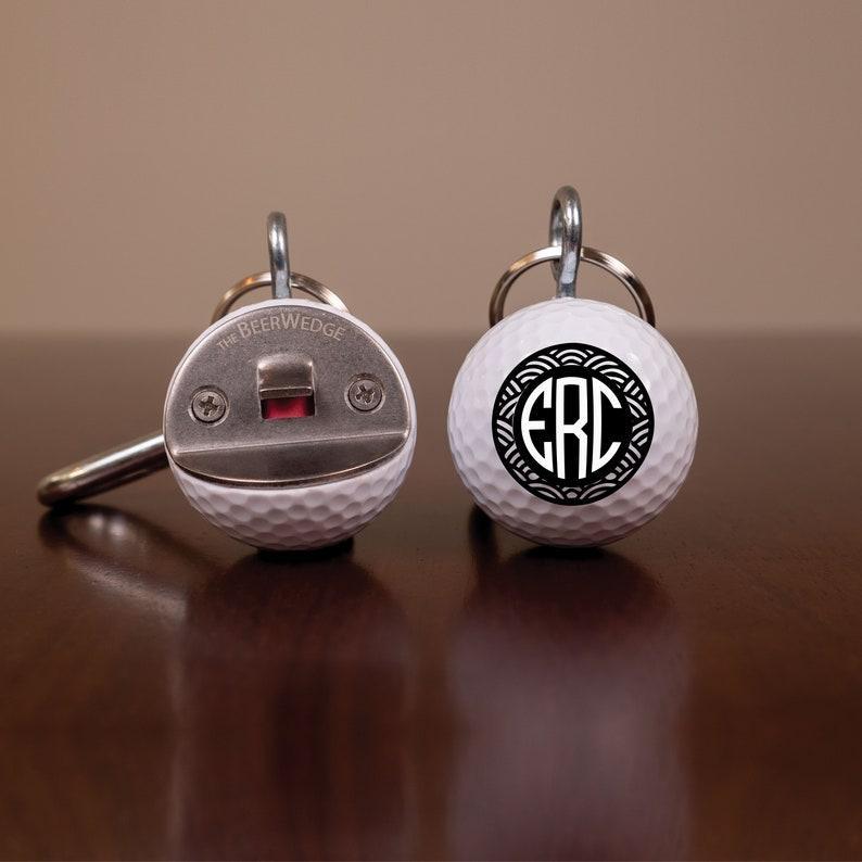 Monogram Personalized Golf Gift Custom Golf Bottle Opener