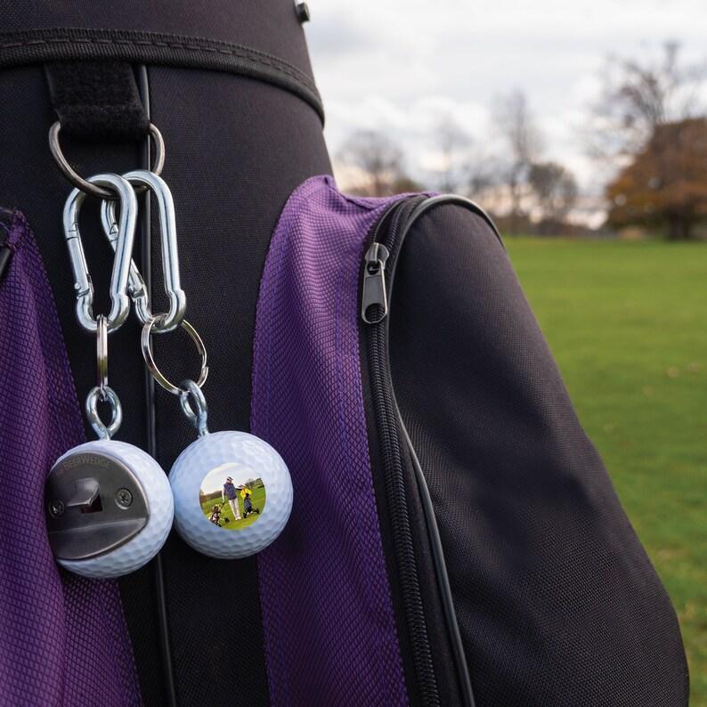 Custom Photo Golf Ball Bottle Opener  Made to Order Golf Gifts  Personalized Photo Golf Gifts
