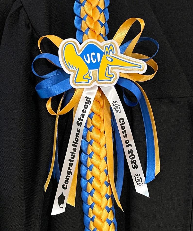 Graduation Lei - customized to any college or high school logo & color