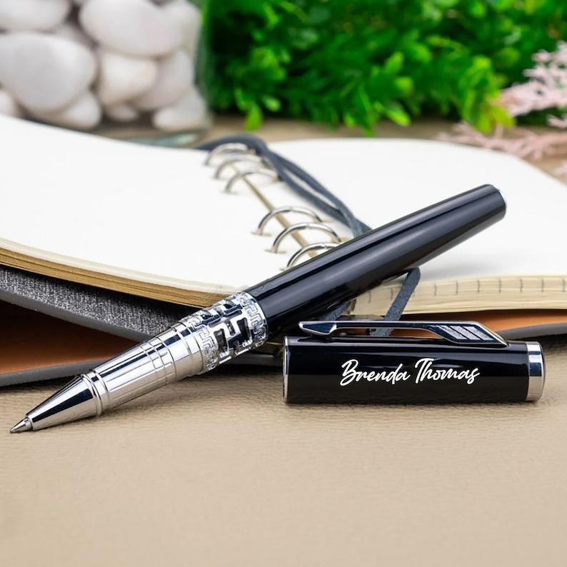 Personalized Executive Pen Groomsmen Gifts, Unique Engraved Gift For Her Gift For Him, Thank You Gift For Dad, Congratulations Gift for Boss