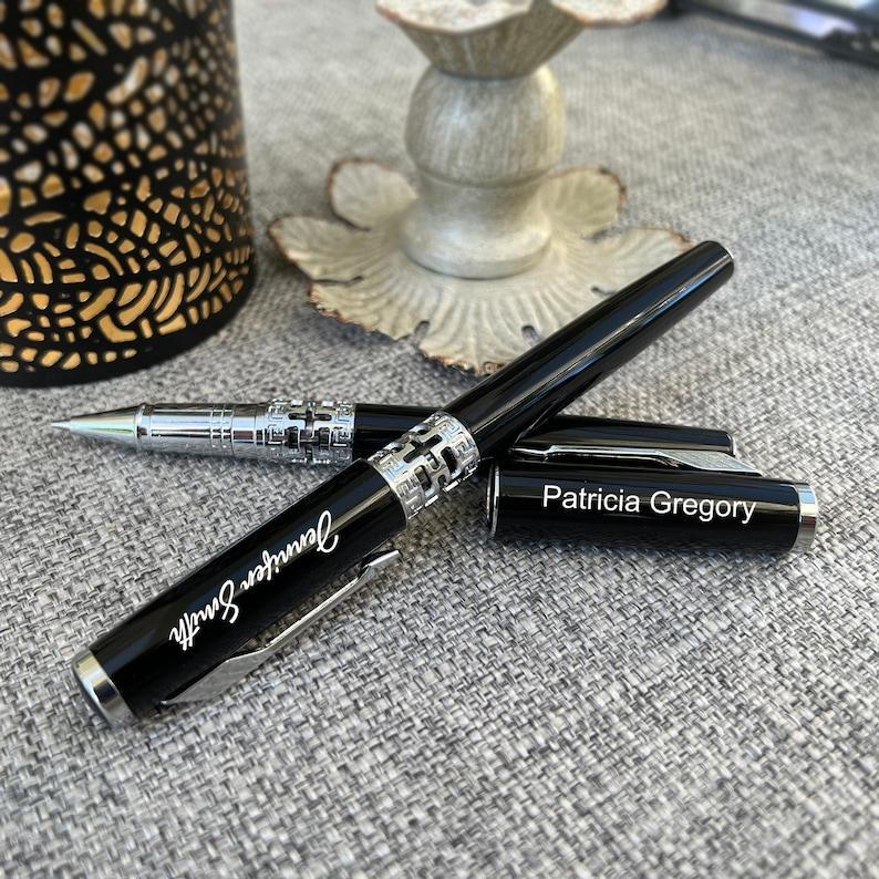 Personalized Executive Pen Groomsmen Gifts, Unique Engraved Gift For Her Gift For Him, Thank You Gift For Dad, Congratulations Gift for Boss
