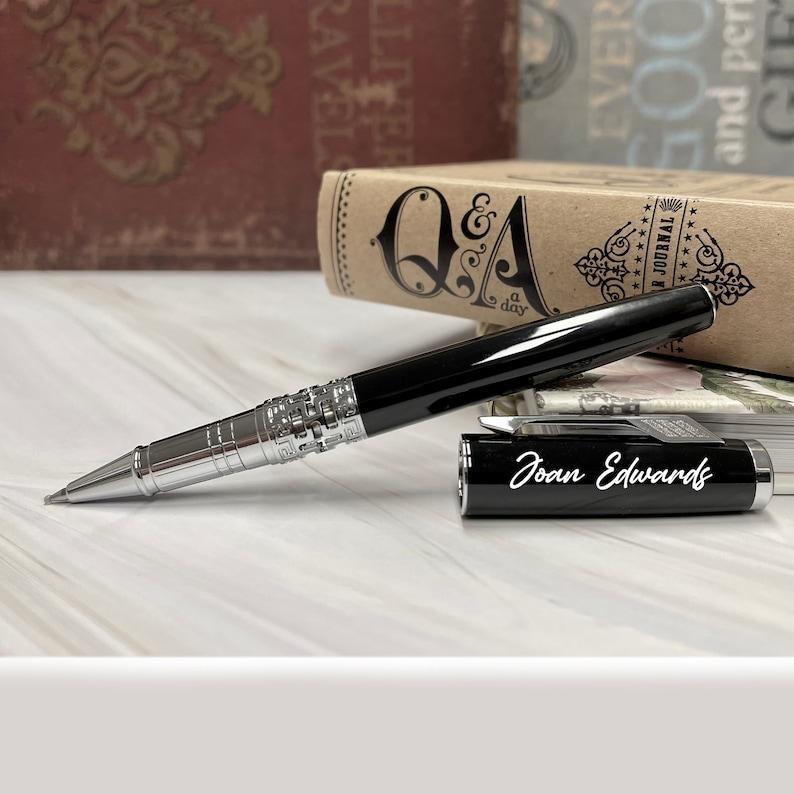 Personalized Executive Pen Groomsmen Gifts, Unique Engraved Gift For Her Gift For Him, Thank You Gift For Dad, Congratulations Gift for Boss