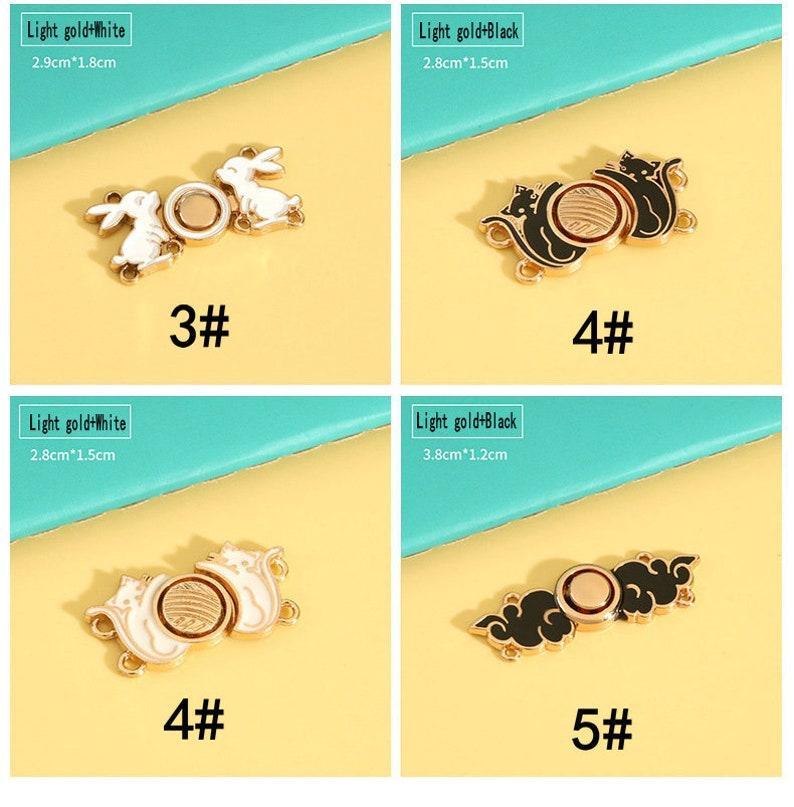 Jeans Waist Button Buckle-2Pcs Waistband Tightener Adjuster Sewing Hook and Eye Clip Clasp Pins for Pant/Skirt/Collar