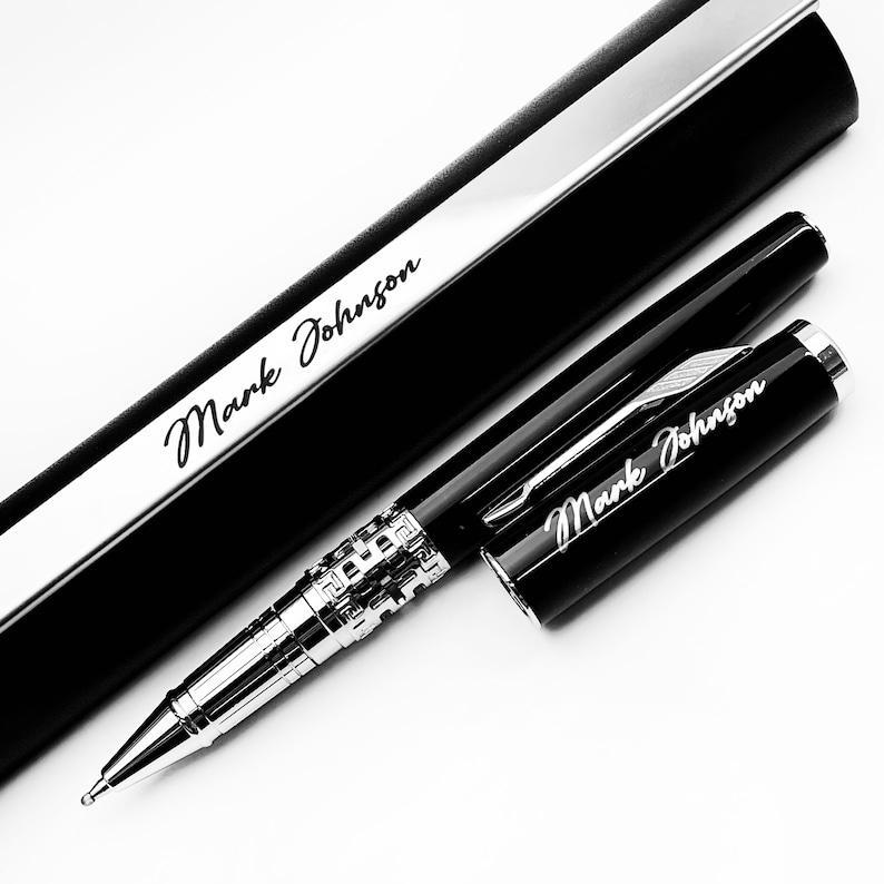 Personalized Executive Pen Groomsmen Gifts, Unique Engraved Gift For Her Gift For Him, Thank You Gift For Dad, Congratulations Gift for Boss