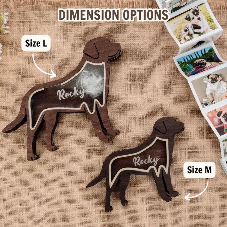 Pet Memorial Gift Personalised Hair Memorial Box, Wooden Pet Fur Urn Keepsake, Pet Loss Gift, Dog Teeth Hair Memorial, Cat Keepsake Gift