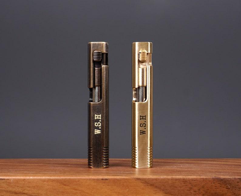 Personalized Engraved Mini Brass Pens - Custom Pocket Pen, Unique Gift for Him or Her, Graduation Gift