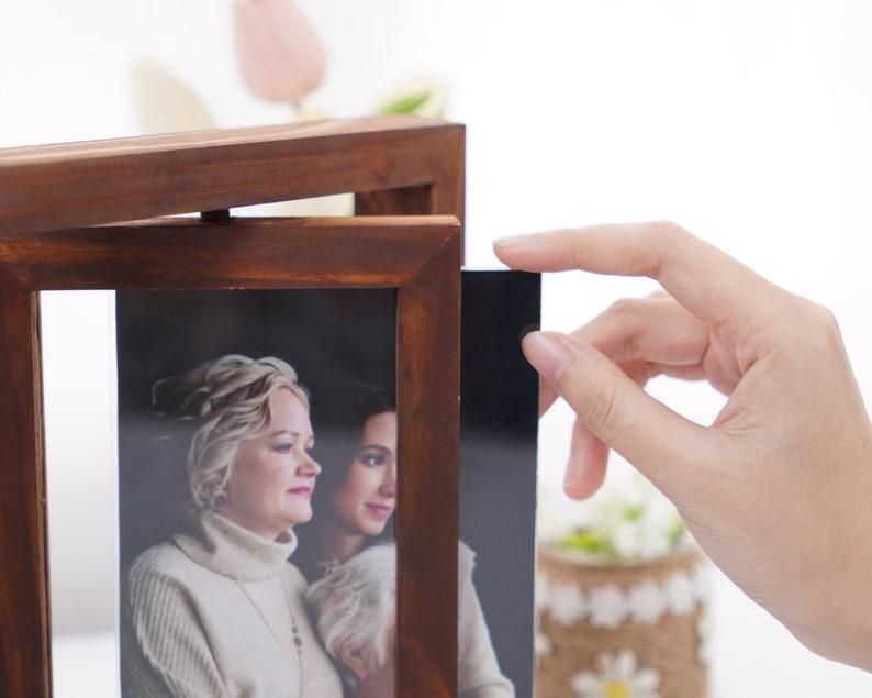 Mom Picture Frame Display Mother Gift From Daughter Gift For Mom Gift for Mother in Law Rotating Photo