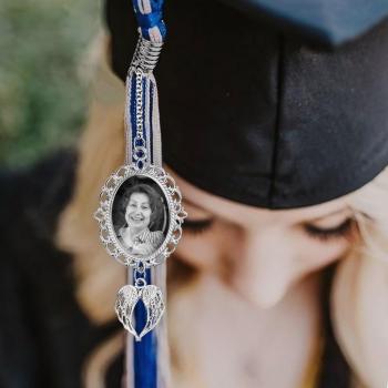 Graduation Lei - customized to any college or high school logo & color