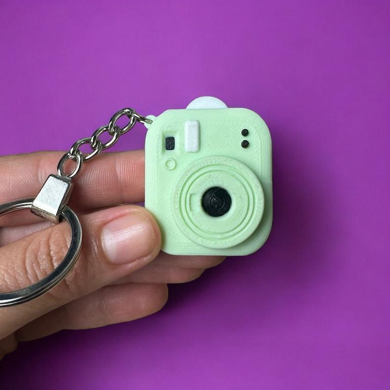 Custom Mini Camera Keychain Personalized Photo Mini Camera Keychain Unique Gift for Photographers Cute Keychain for Memories Gifts for Her