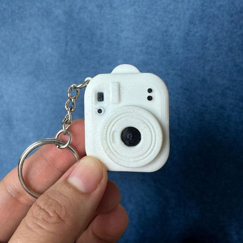 Custom Mini Camera Keychain Personalized Photo Mini Camera Keychain Unique Gift for Photographers Cute Keychain for Memories Gifts for Her