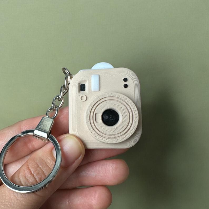 Custom Mini Camera Keychain Personalized Photo Mini Camera Keychain Unique Gift for Photographers Cute Keychain for Memories Gifts for Her