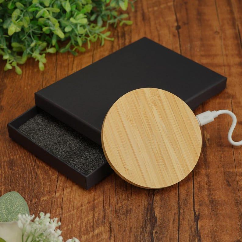 Custom Vinyl Record Wireless Charger Personalized Photo & Song Gift Couples Vinyl Record Wireless Charging Pad Custom Music Art Gift