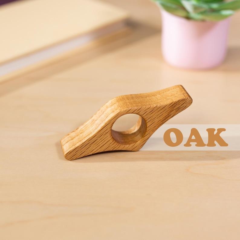 Personalized Thumb Book Page Holder Custom Wooden Page Spreader Bookmark Unique Book Lover Gift