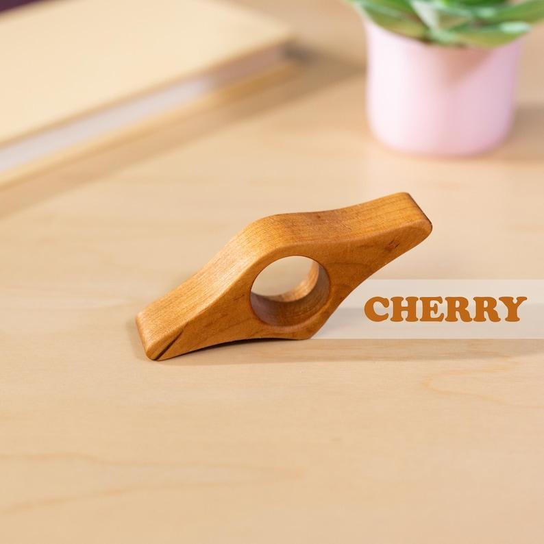 Personalized Thumb Book Page Holder Custom Wooden Page Spreader Bookmark Unique Book Lover Gift