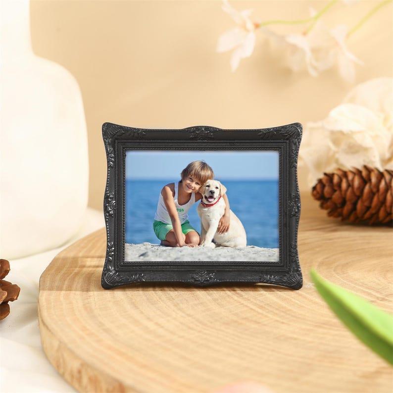 Custom Photo Fridge Magnets -Personalized Family Photos, Pet Photo Magnet Fridge Magnets Vintage 3D Photo Frames -Magnet Art - Vintage Decor