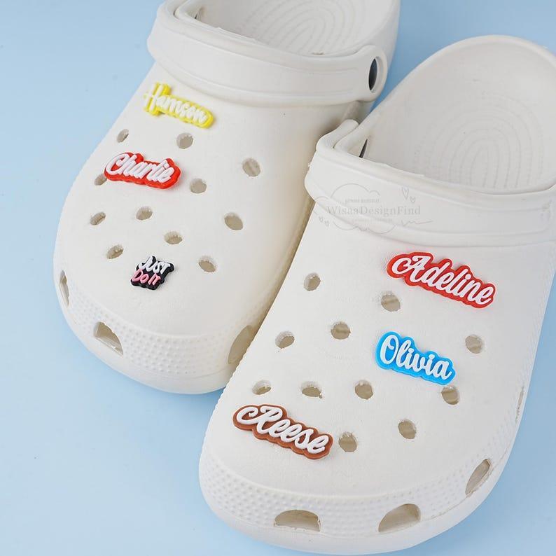 Custom Name Shoe Buckles,Personalized Name Shoe Charms,3D Printed Shoe Charms,Exclusive Shoe Decor for You,DIY Shoe Accessories,Unique Gifts