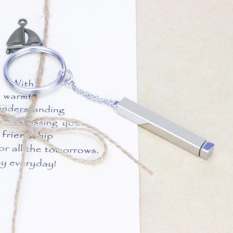 Be Kind Of A Badass Keychain Custom Hidden Message Keychain Personalized Text Keychain Funny Keychain Gifts for Him