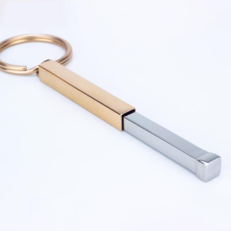 Be Kind Of A Badass Keychain Custom Hidden Message Keychain Personalized Text Keychain Funny Keychain Gifts for Him