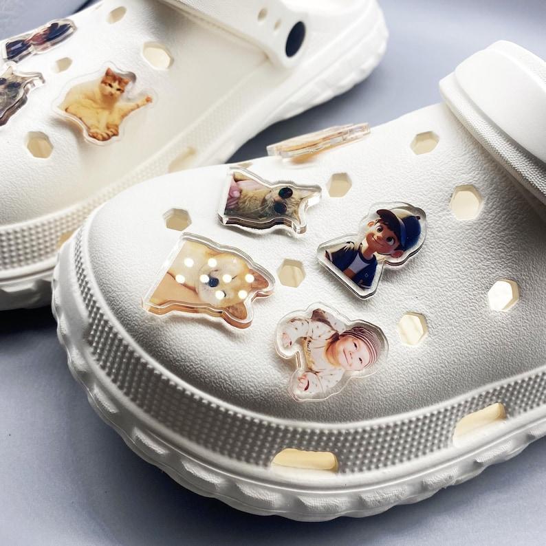 Custom Shoe Charms ,Custom Shoe Clips,Custom Shoe Ornaments ,Pet Shoe Clip, Photo Shoe Clips,Christmas Gifts,Custom Shoe Decoration