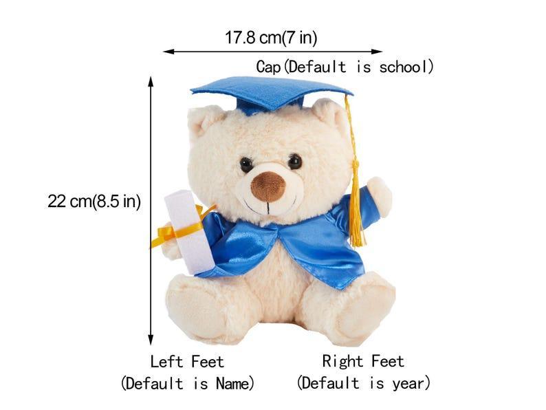 Custom Graduation Bear, Graduation 2025, Graduation Gifts, Graduation Keepsake, Gifts for Grads