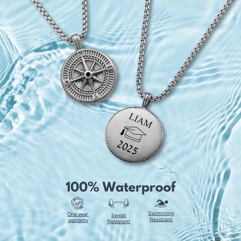 University Graduation Necklace,Custom College Gift,Graduation Necklace,Custom Gift For Student,Silver Necklace,Personalized College Necklace
