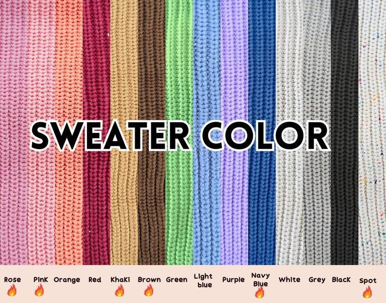 Custom Embroidered Baby Name Sweater Personalized Knit Jumper for Infants & Toddlers Unique Baby Shower & Newborn Gift