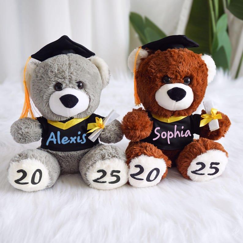 Custom Graduation Bear, Graduation Gifts, Gifts for Graduates, Preschool Graduation Gifts, Grad Bear