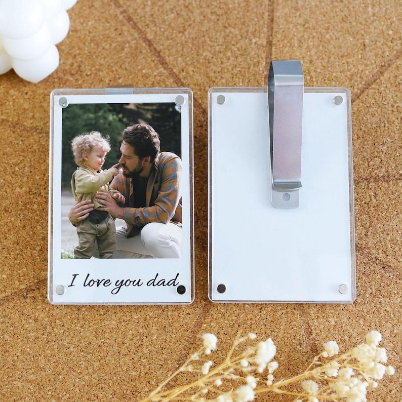 Personalized Photo Car Visor Clip Custom Photo Car Visor Clip Photo Car Sun Visor Clip for Dad, Husband