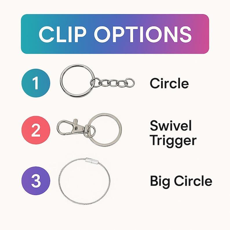 Personalized Photo Keychain Custom 3D Character Name Tag Back to School Bag Tag Picture Acrylic Keychain Backpack Charm with Photo