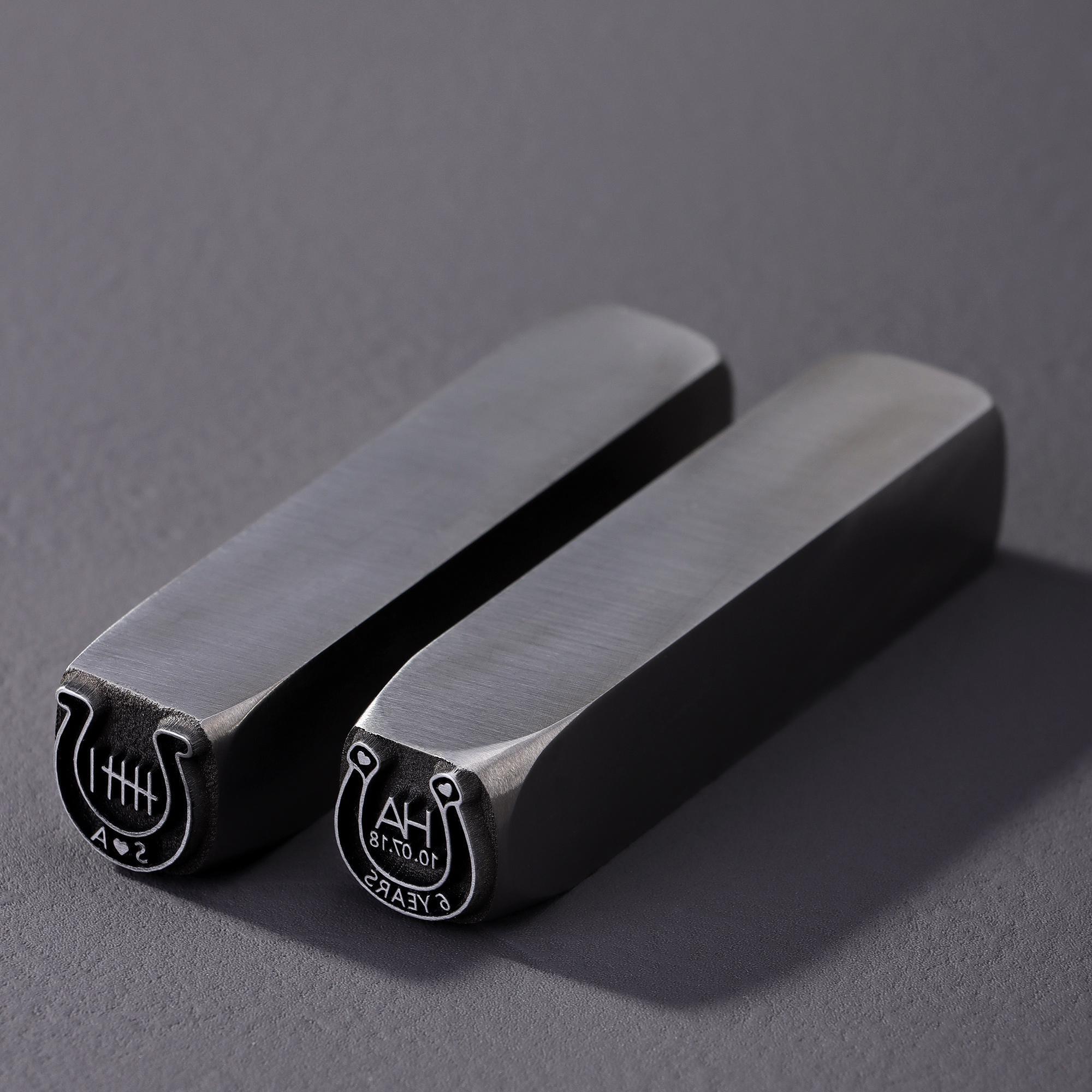 Personalized Text Steel Stamp Custom Name Micro Steel Stamp Custom Text Stamp Marking Tool Gift for Crafter