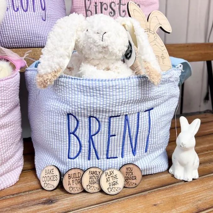 Kids Easter Basket, Personalized Easter Basket, Child's Easter Basket