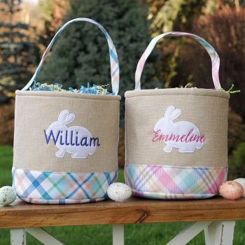 Personalized Easter Basket Monogram Easter Basket Girls Basket Boys Basket