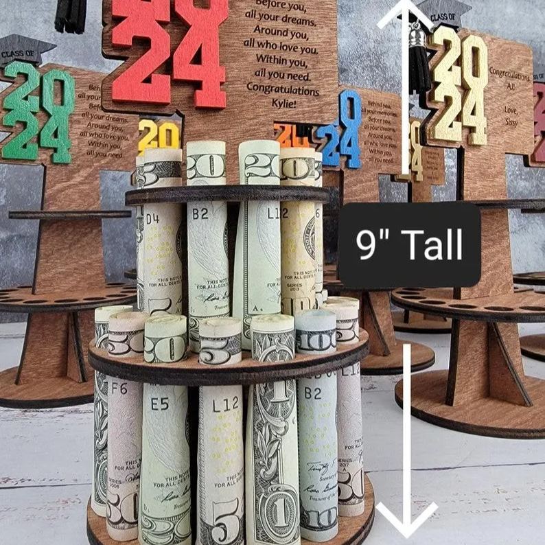 2025 Graduation Gift Money Holder Tiered Graduation Money Cake Personalized Graduation Gift