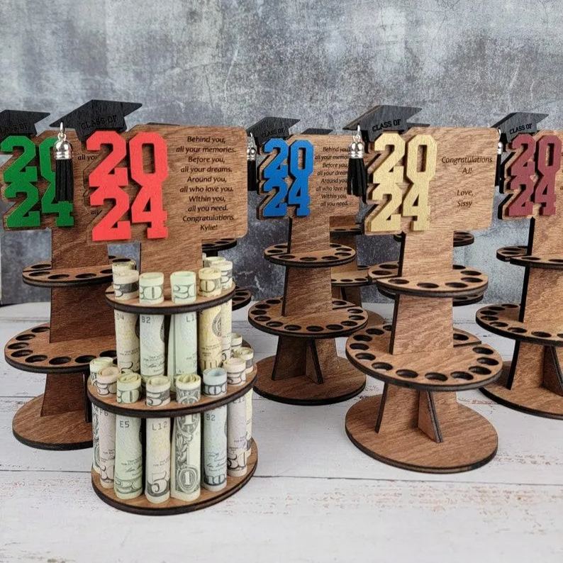 2025 Graduation Gift Money Holder Tiered Graduation Money Cake Personalized Graduation Gift