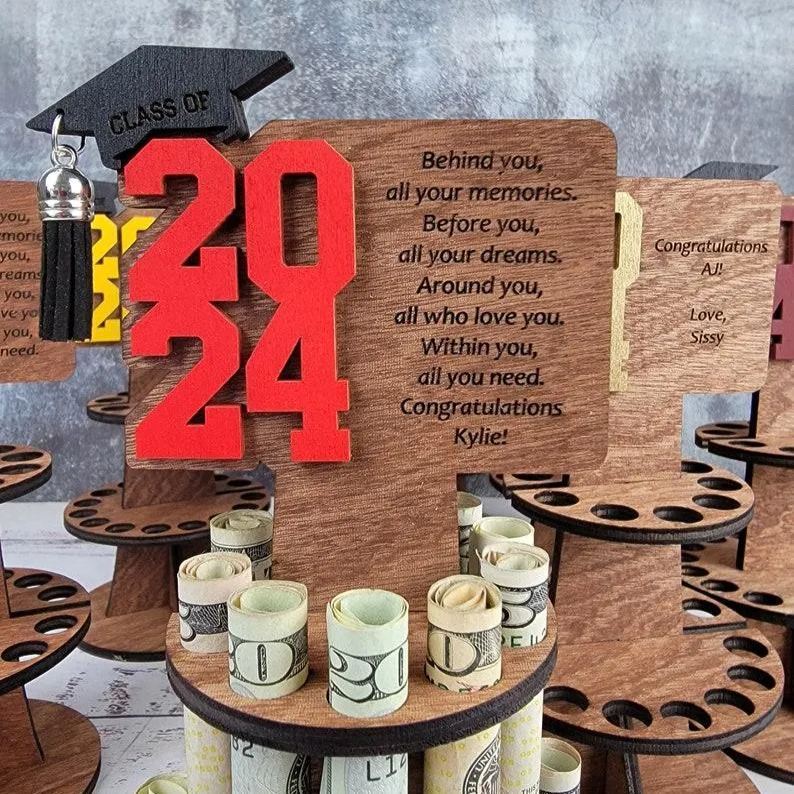 2025 Graduation Gift Money Holder Tiered Graduation Money Cake Personalized Graduation Gift