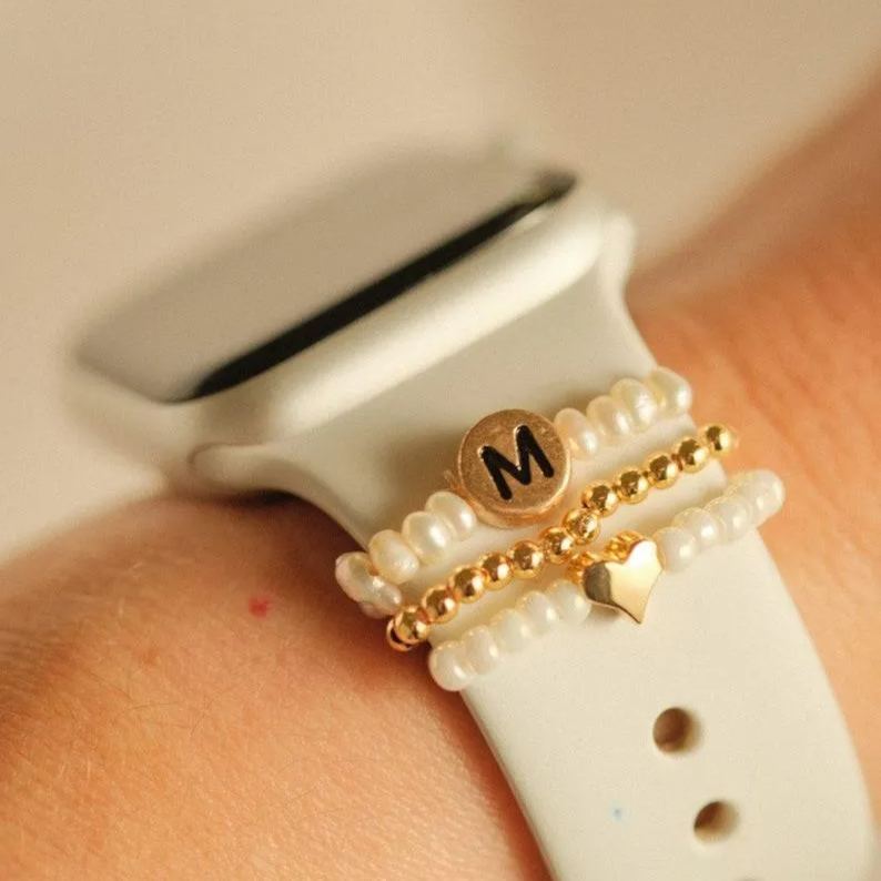 Watch Band Charms Charms personalizados Apple Watch Band Charm Charm for Watch Band Joyas de reloj Charms for Watch - namenecklace
