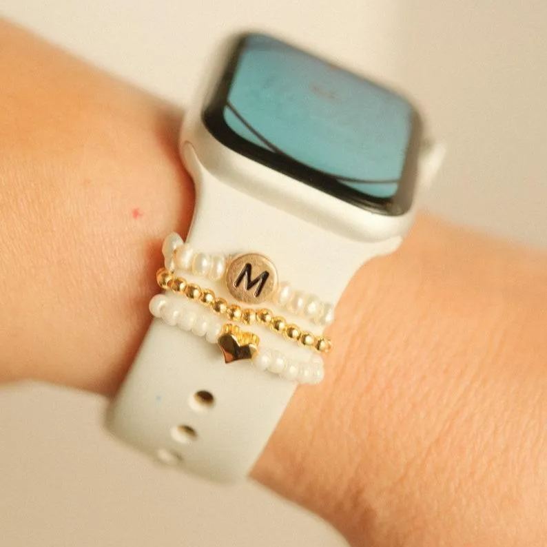 Watch Band Charms Charms personalizados Apple Watch Band Charm Charm for Watch Band Joyas de reloj Charms for Watch - namenecklace
