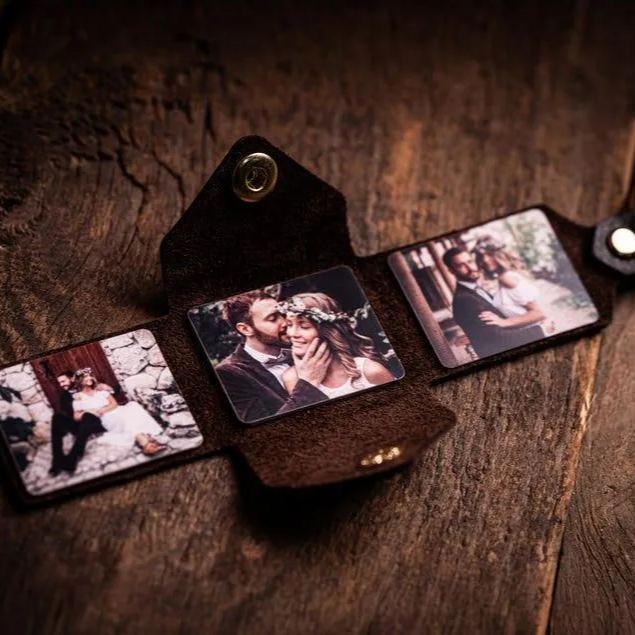 Personalized Photo Album Keychain Meaningful Gift for Dad Custom Memory Keepsake for Father’s Day